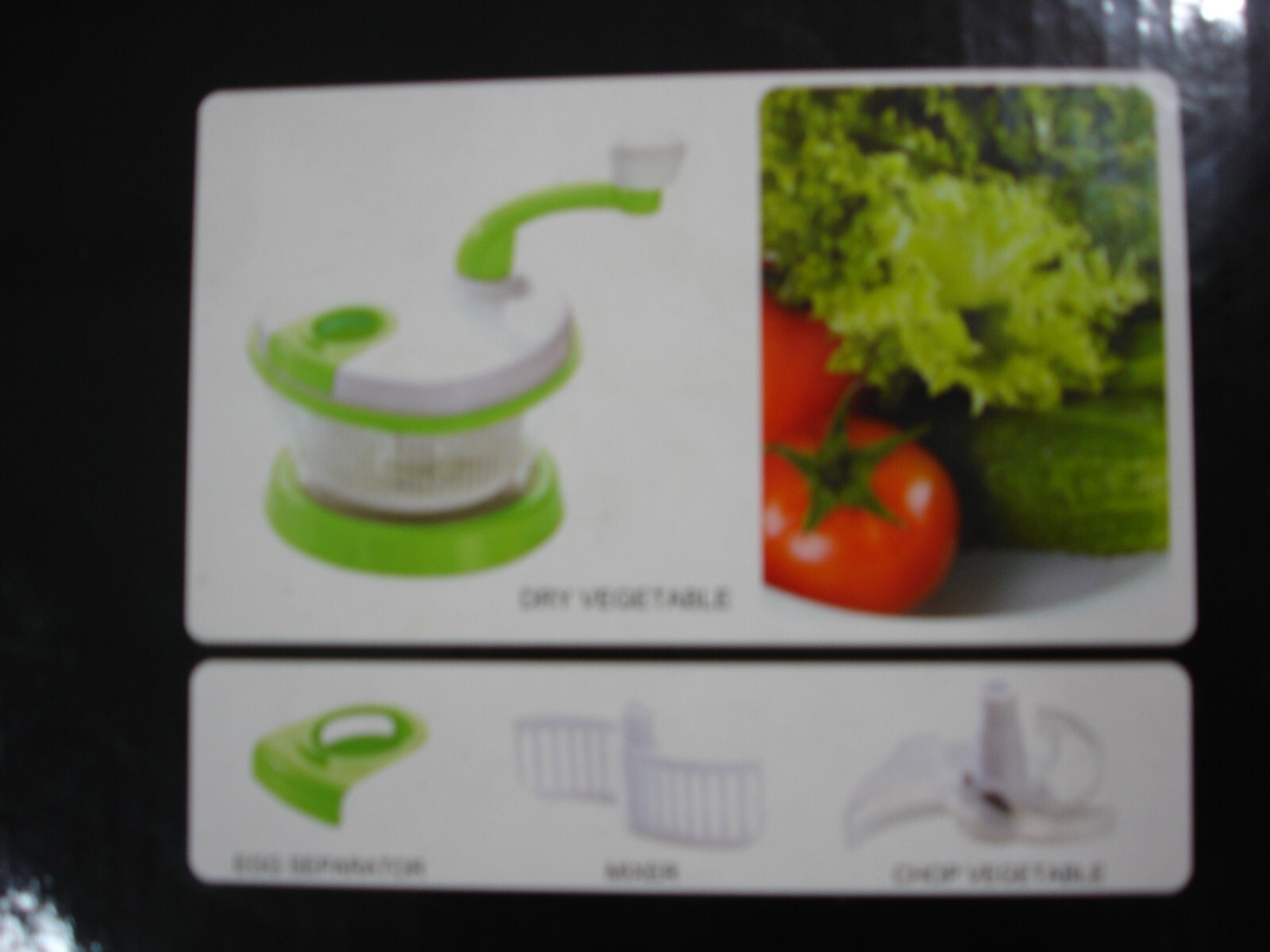 KUUK Hand-powered Food Processor, mixer, spinner NEW -Great for off grid