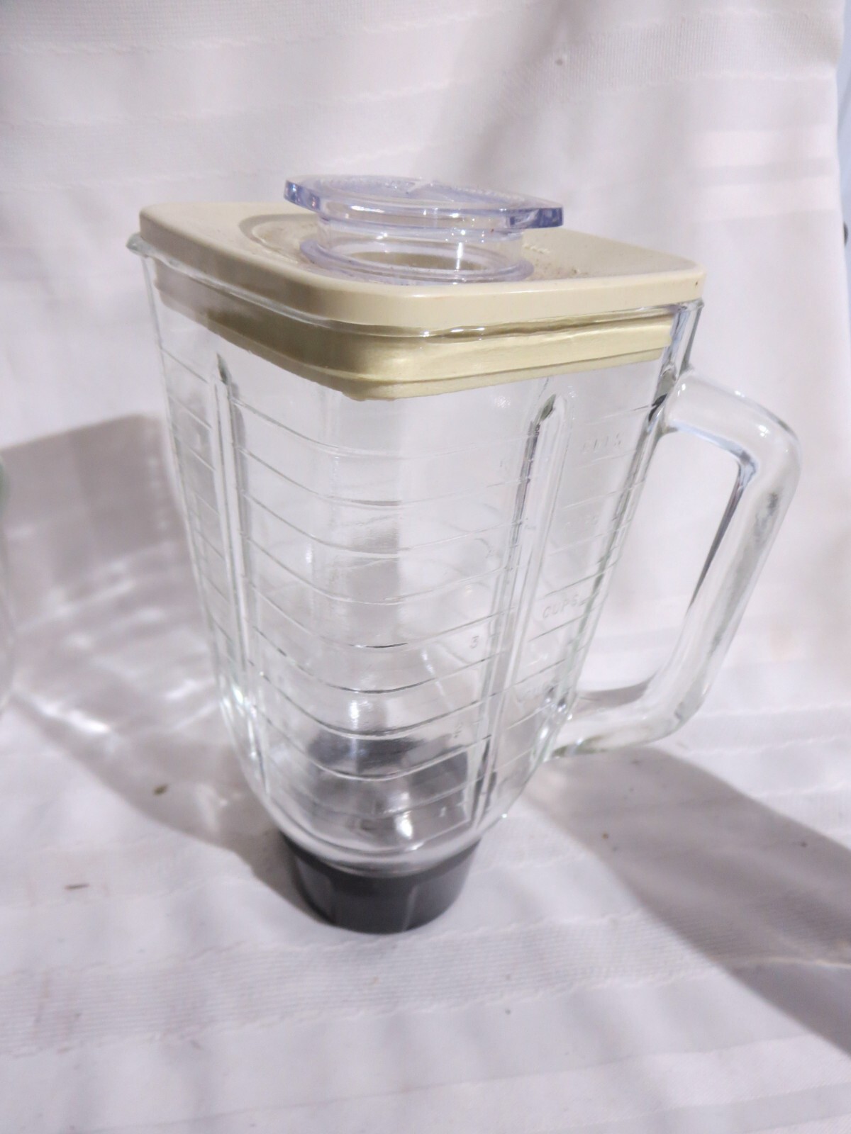 Replacement Oster Regency Kitchen Center Processor Blender Jar Glass Pitcher Lid