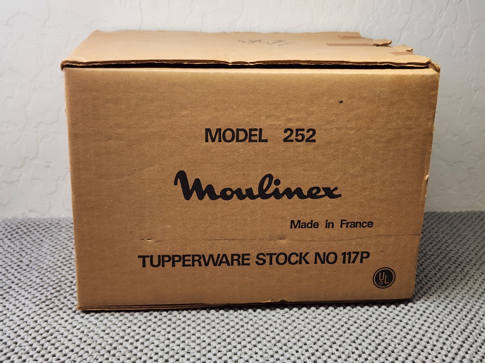 Moulinex Food Processor Model 252 The Kitchen Works Made In France Tested/Works