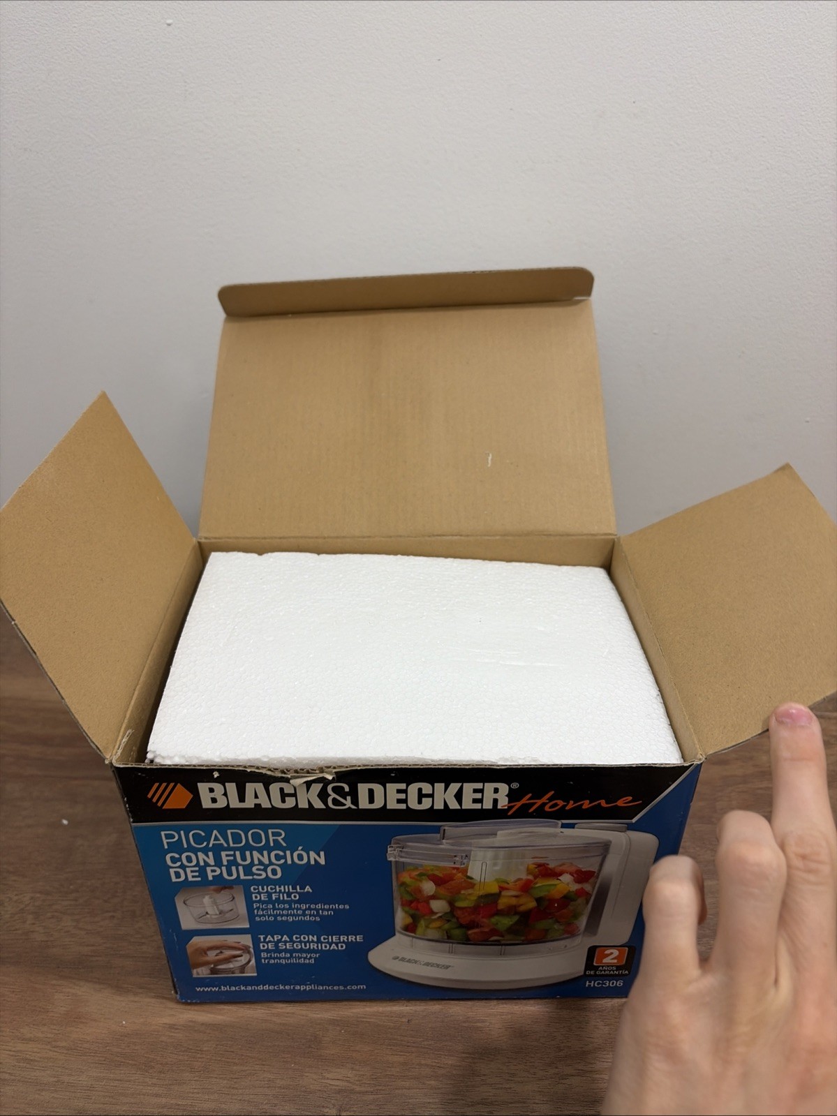 Chopper Black & Decker One Touch Electric Model # HC306 GUC 1 1/2 C #3.0 B1☆
