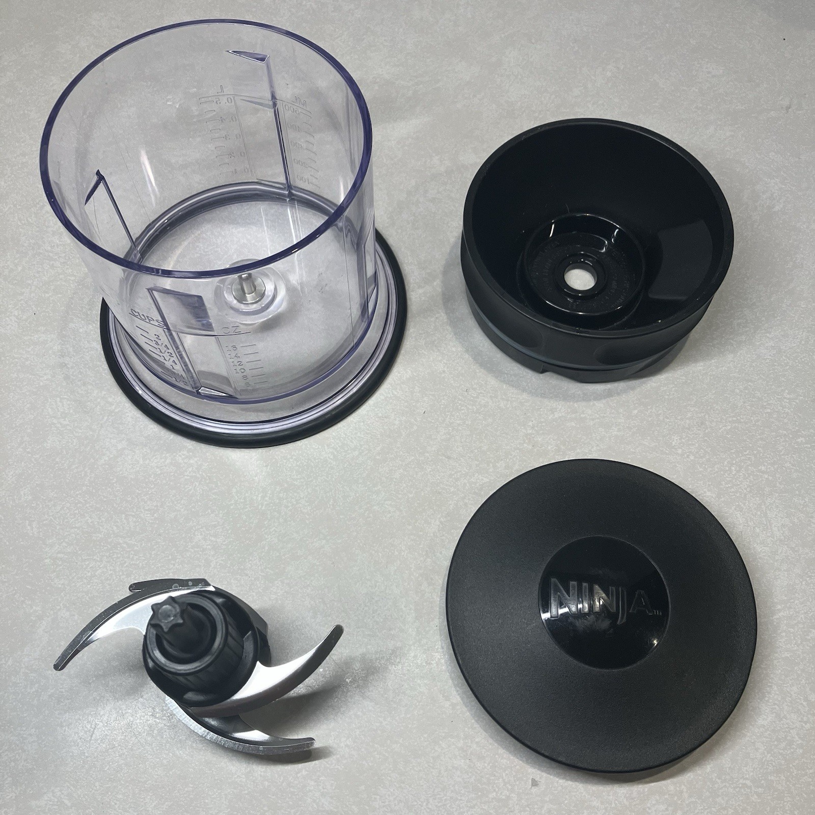 Ninja Master Prep 450W Professional Blender Food Processor Chopper 3 Piece