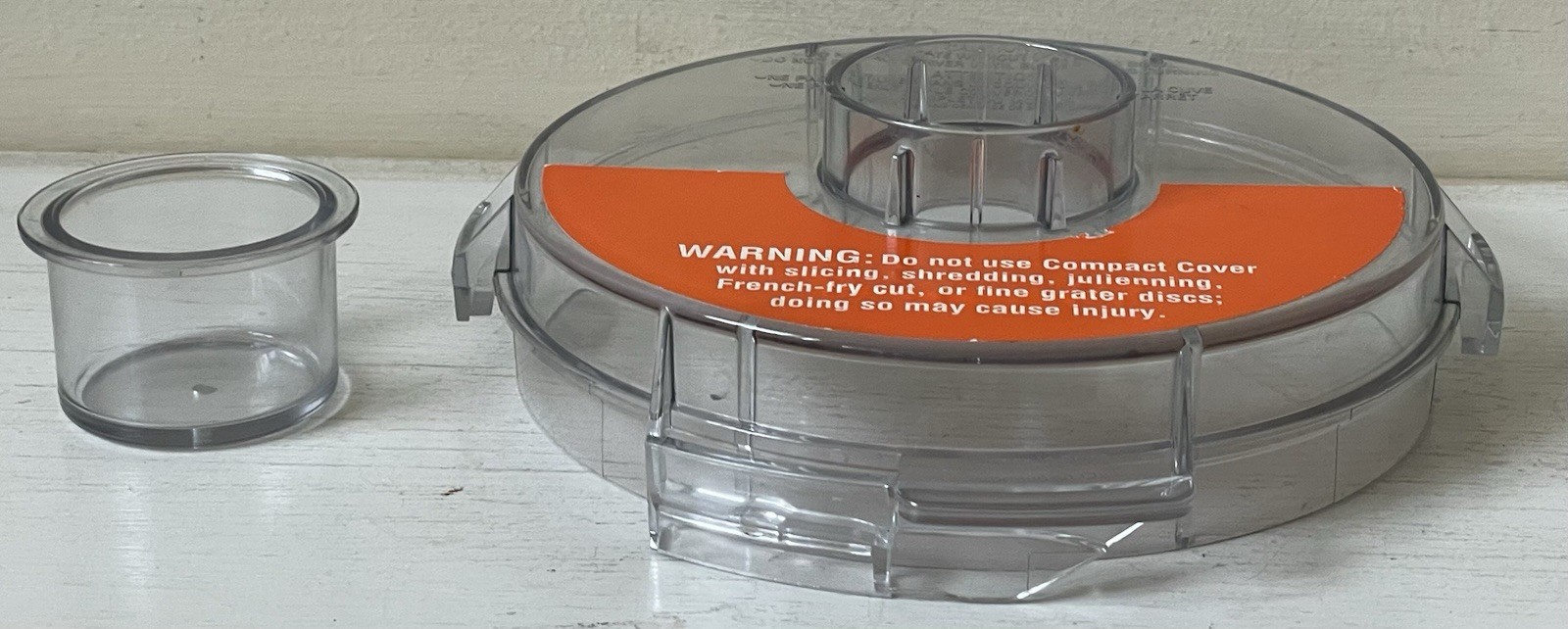 Cuisinart Pro Classic Food Processor DLC-116GTXT1 Flat Clear Lid & Cover Cap