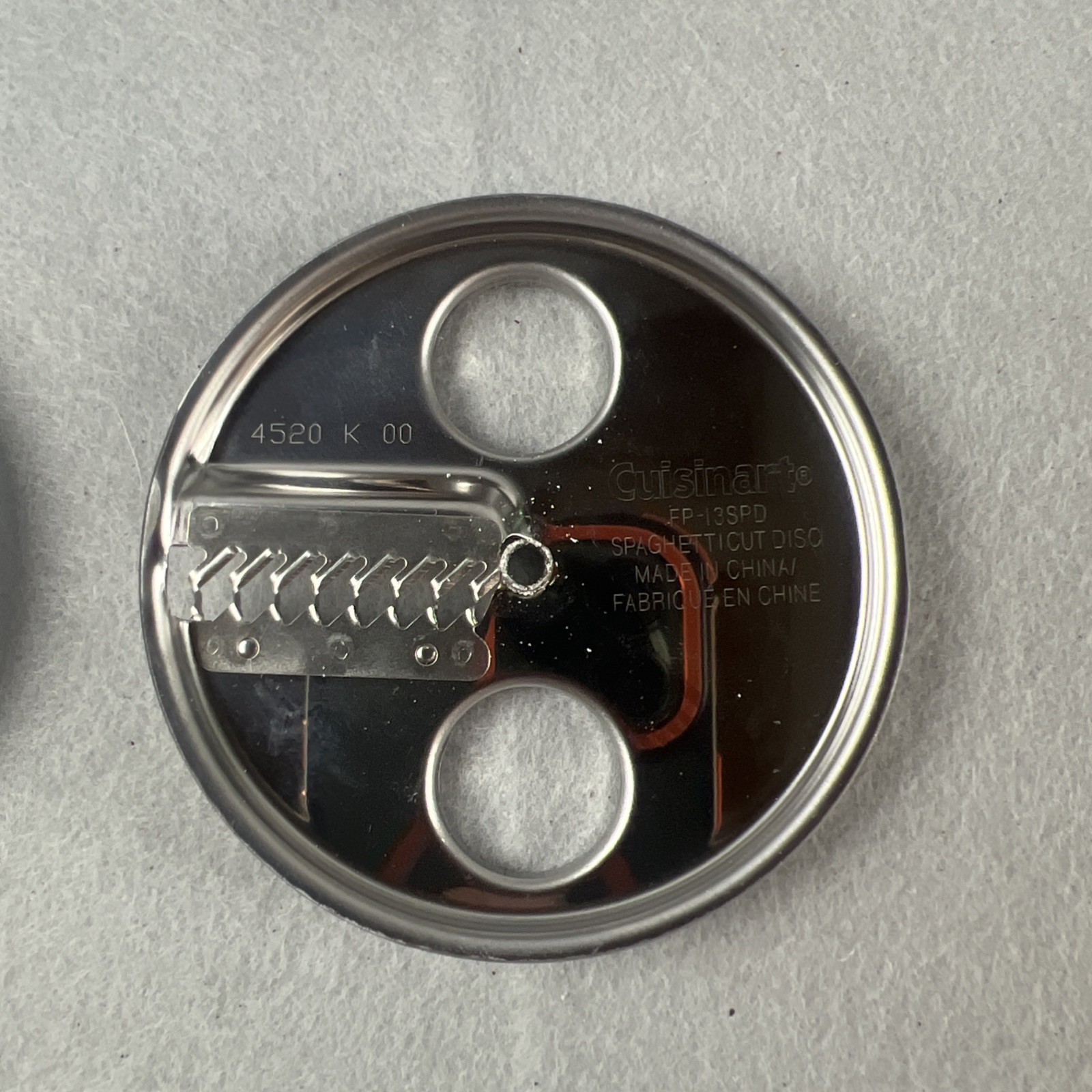 Cuisinart Food Processor FP-13 Replacement Part: Spiralizer Disc Holder FP-13SSH