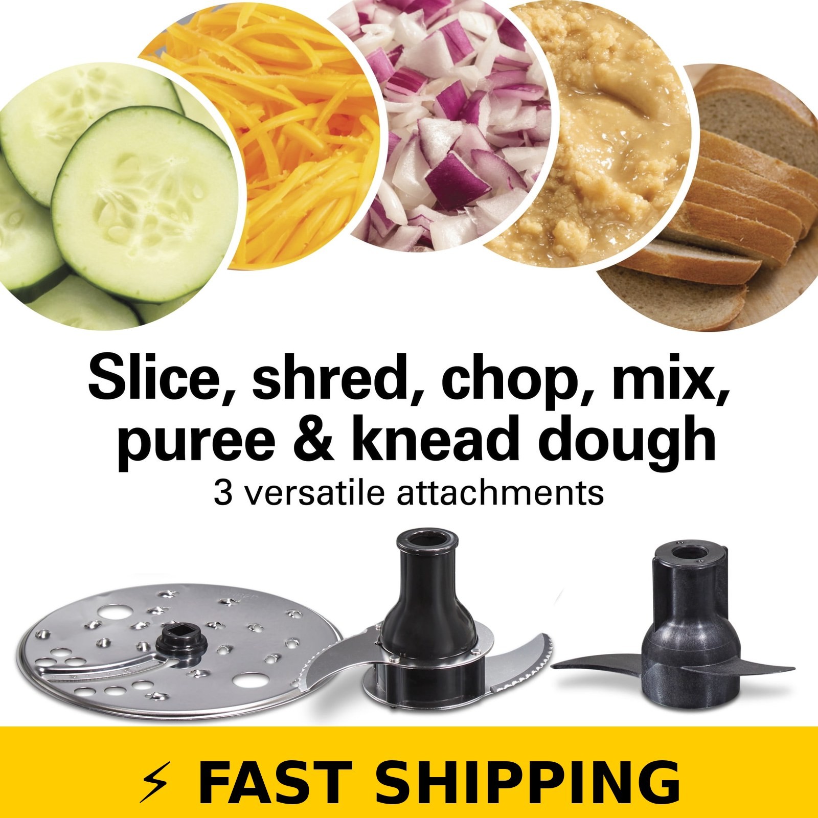 Hamilton Beach 10 Cup Food Processor – Black