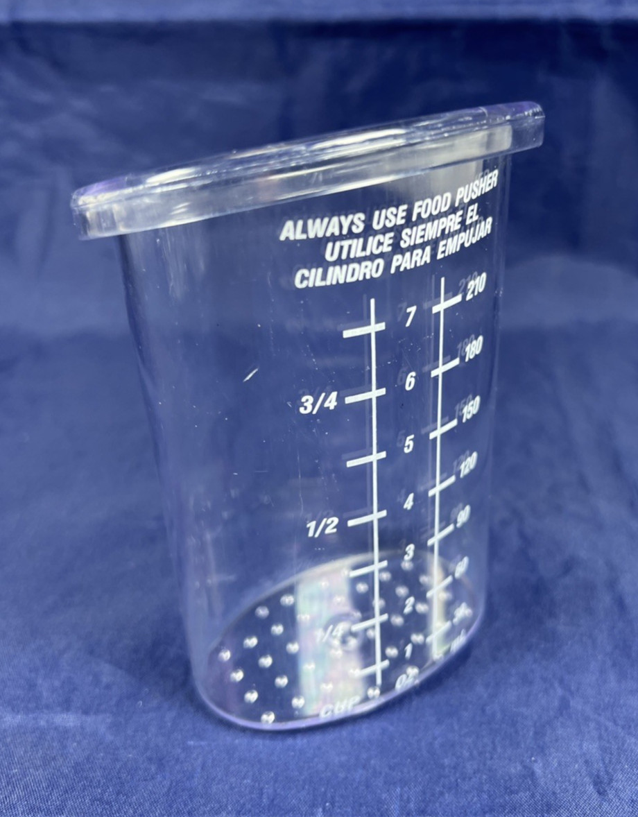 GE Food Processor 106622F Replacement Part: Measuring Cup Pusher