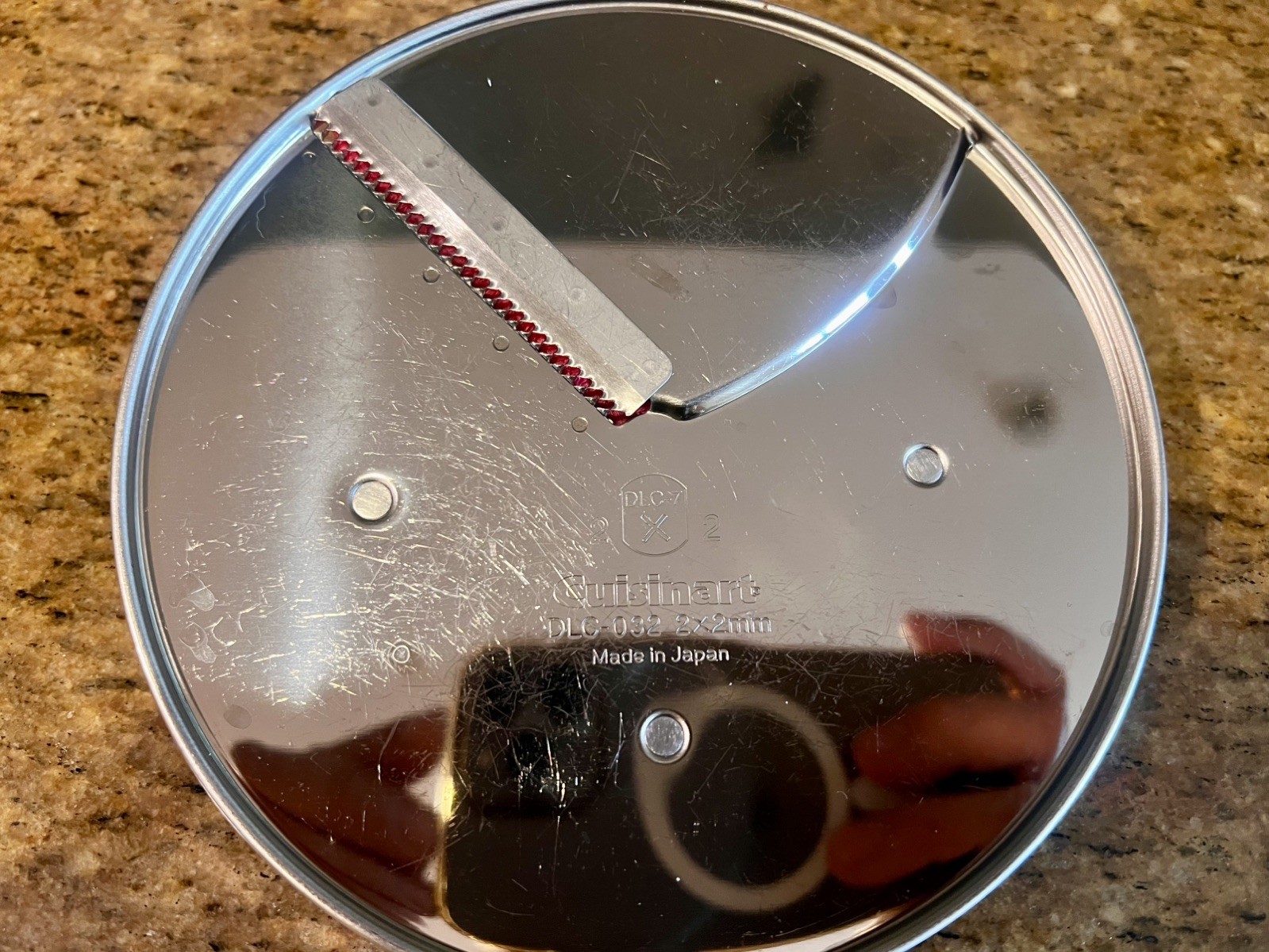 Genuine OEM Cuisinart DLC-032 Julienne Disc DLC-7 Food Processor Attachment