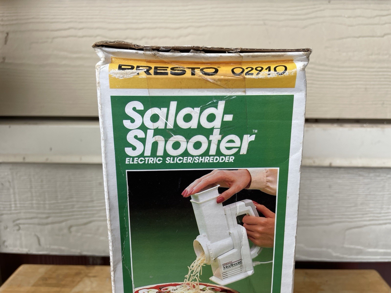 Presto Salad Shooter Electric Slicer Shredder 1993 New Old Stock #2910 Free Ship