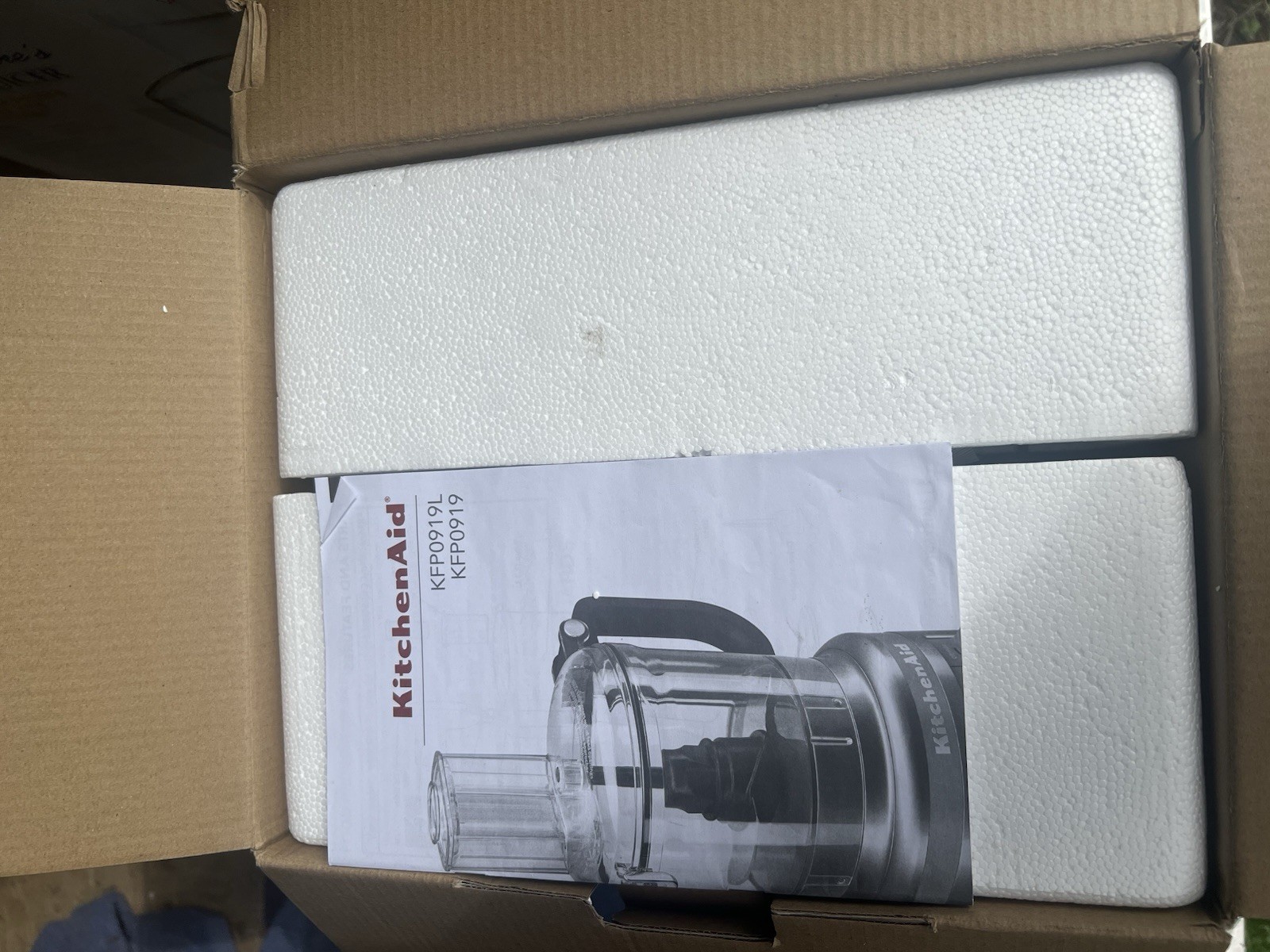 KitchenAid 9 Cup Food Processor | W All Attachments | KFP0919CU | Tested