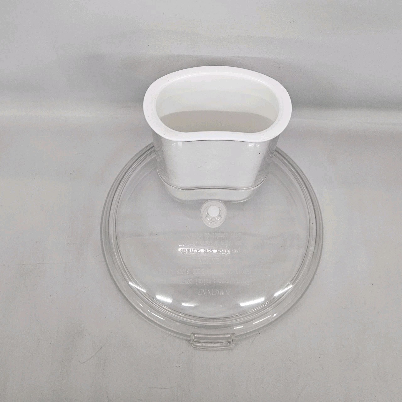 Kitchen Aid Food Processor 7 Cup KFP720WH2 Dome Lid & Pusher Only Food Parts