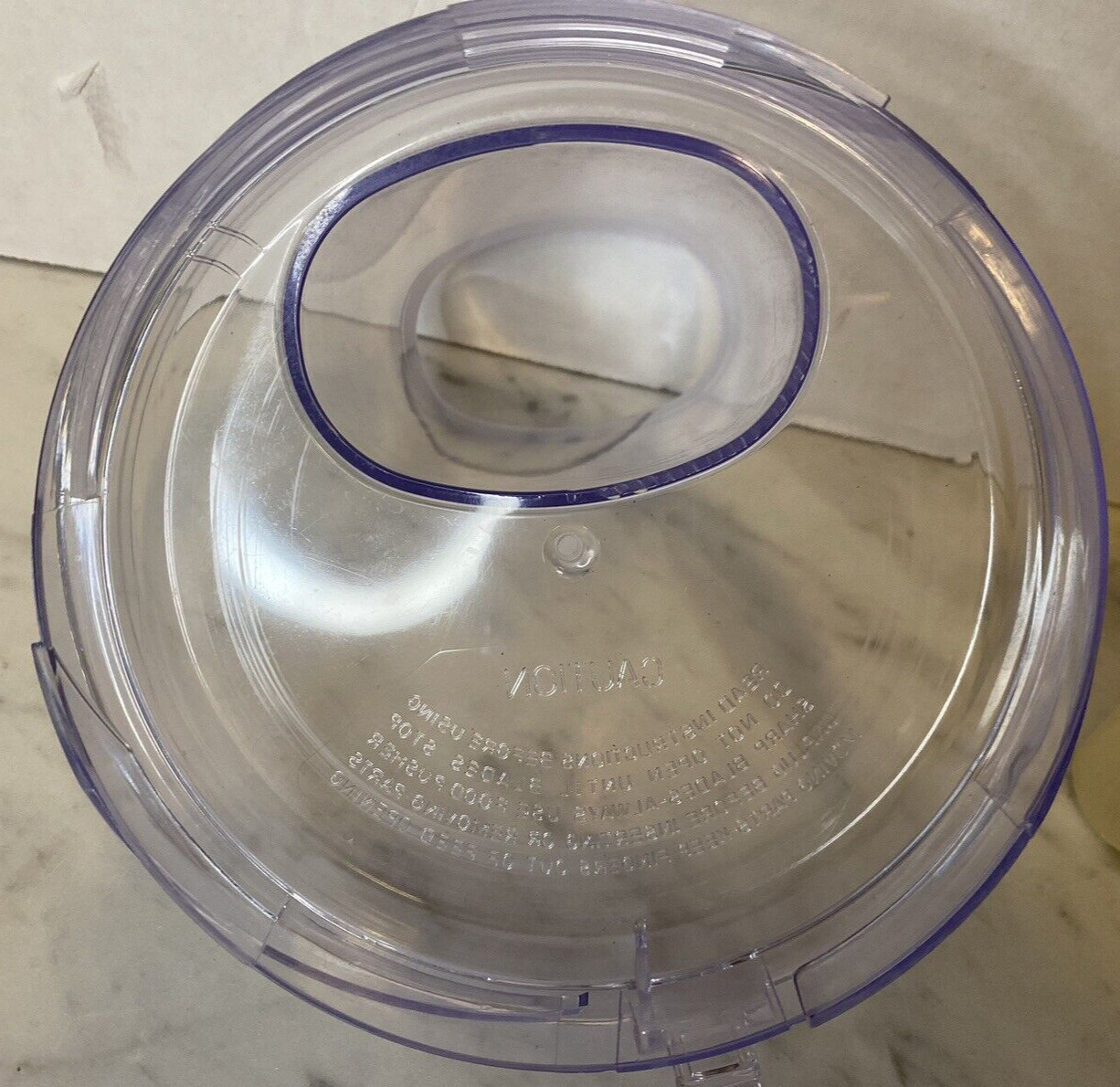 Regal La Machine 1 Food Processor Lid For Work Bowl Replacement Part Model V813