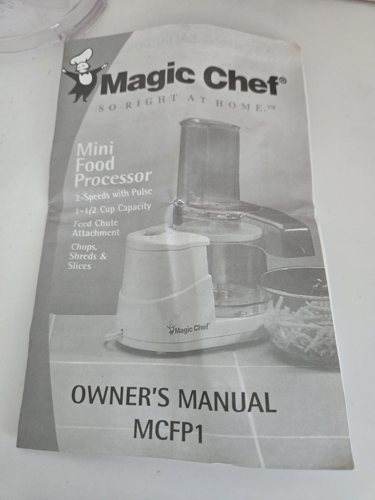 Vintage Magic Chef Mini Food Processor #MCFP1 in Box Tested FREE SHIPPING