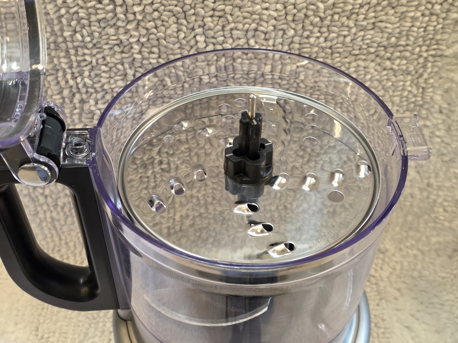 Kitchen Aid 7 Cup Food Processor Plus Contour Silver Chop Puree Retracting Cord