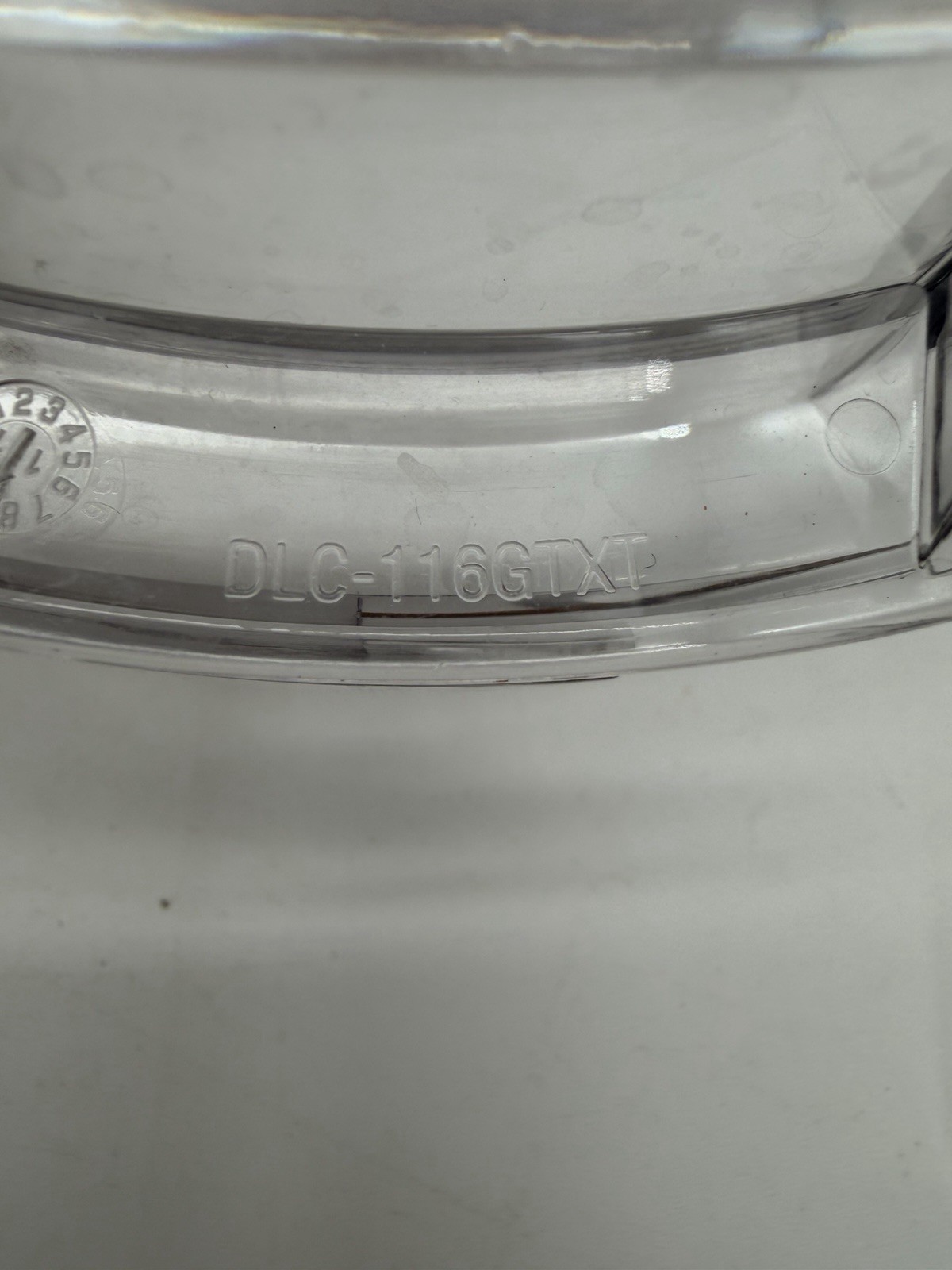 CUISINART Food Processor DLC-5/DLC-10 – BOWL LID with Center Cap – DLC-116GTX