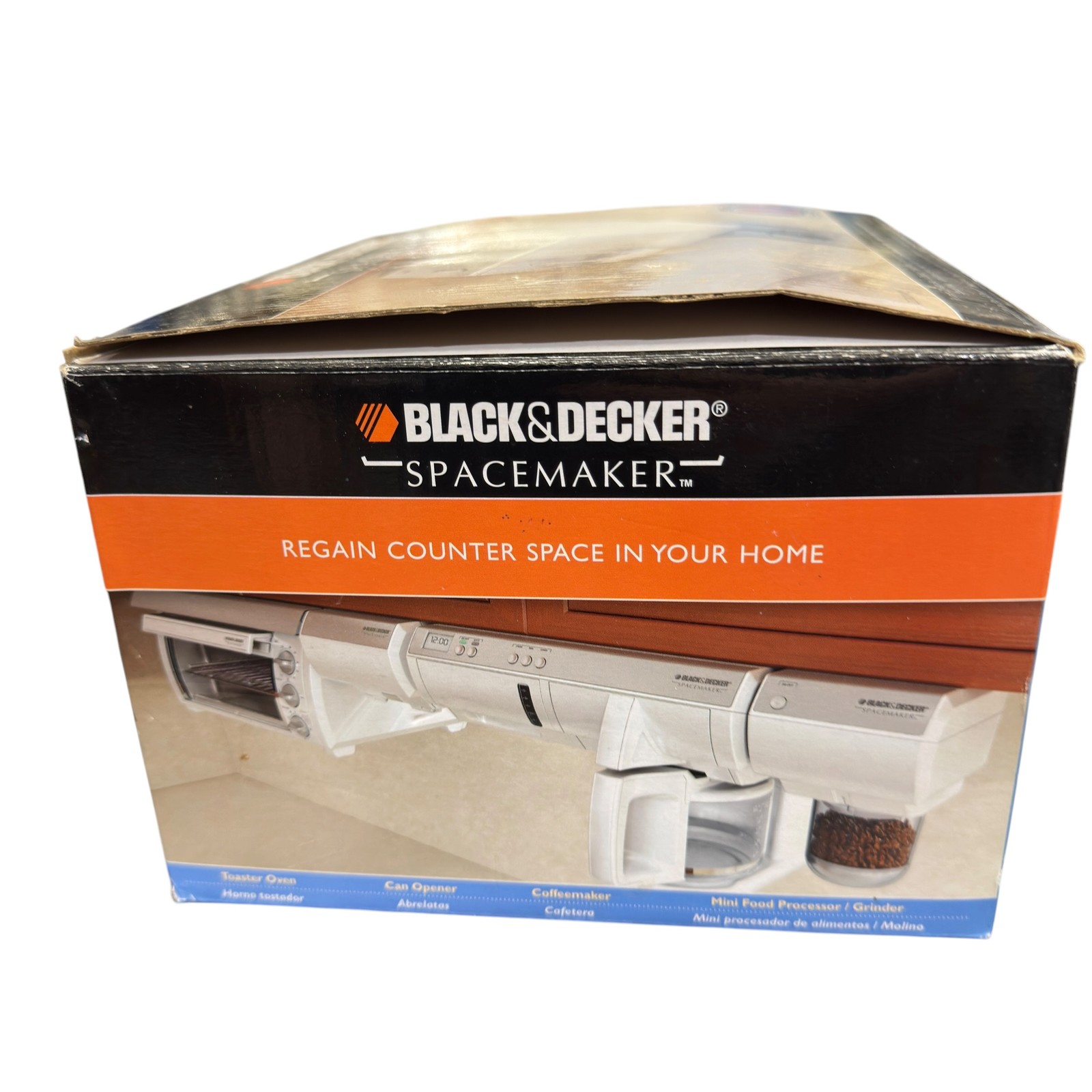 BLACK+DECKER Spacemaker Under-Cabinet Mini Food Processor & Coffee Grinder NEW