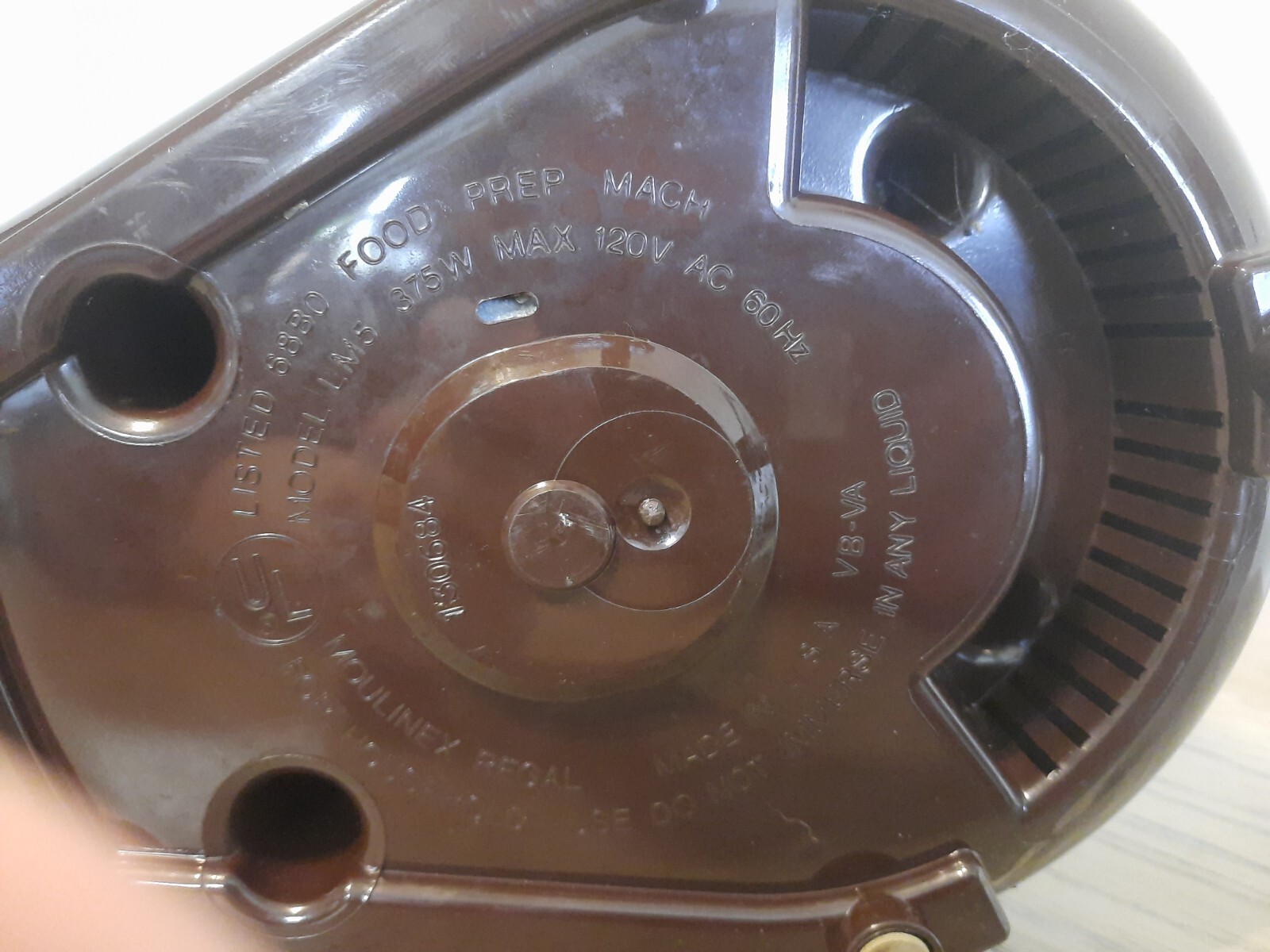 Vintage Moulinex La Machine Variable Speed Bowl Type Food Processor LM5 Tested