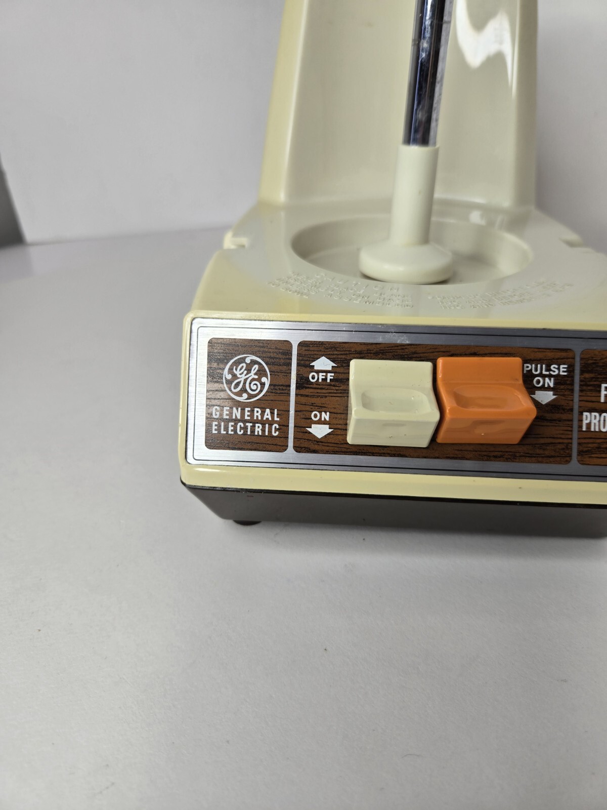 Vintage General Electric Food Processor Replacement Base W/ Post D5FP1 Tested
