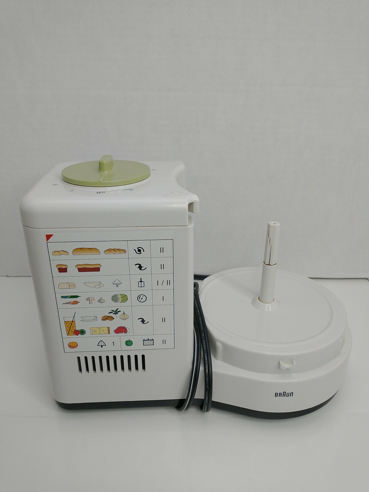 Braun Multipractic 4259 Food Processor Power Motor Base Unit Replacement Tested