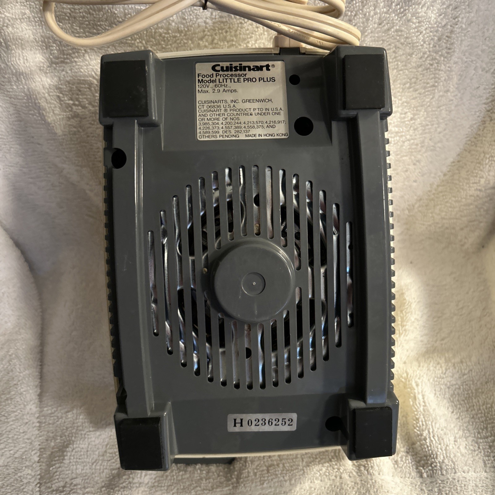 Cuisinart Little Pro Plus Food Processor OEM Motor Base Tested