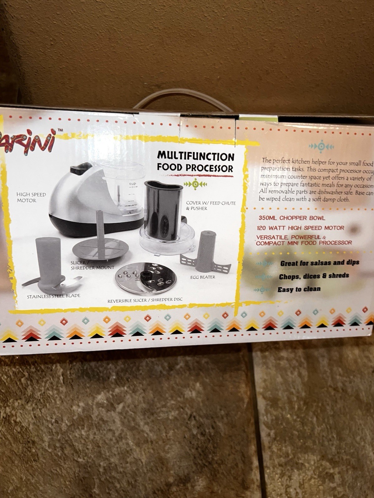 (NEW) Food Processor Kit w/Multiple Functions