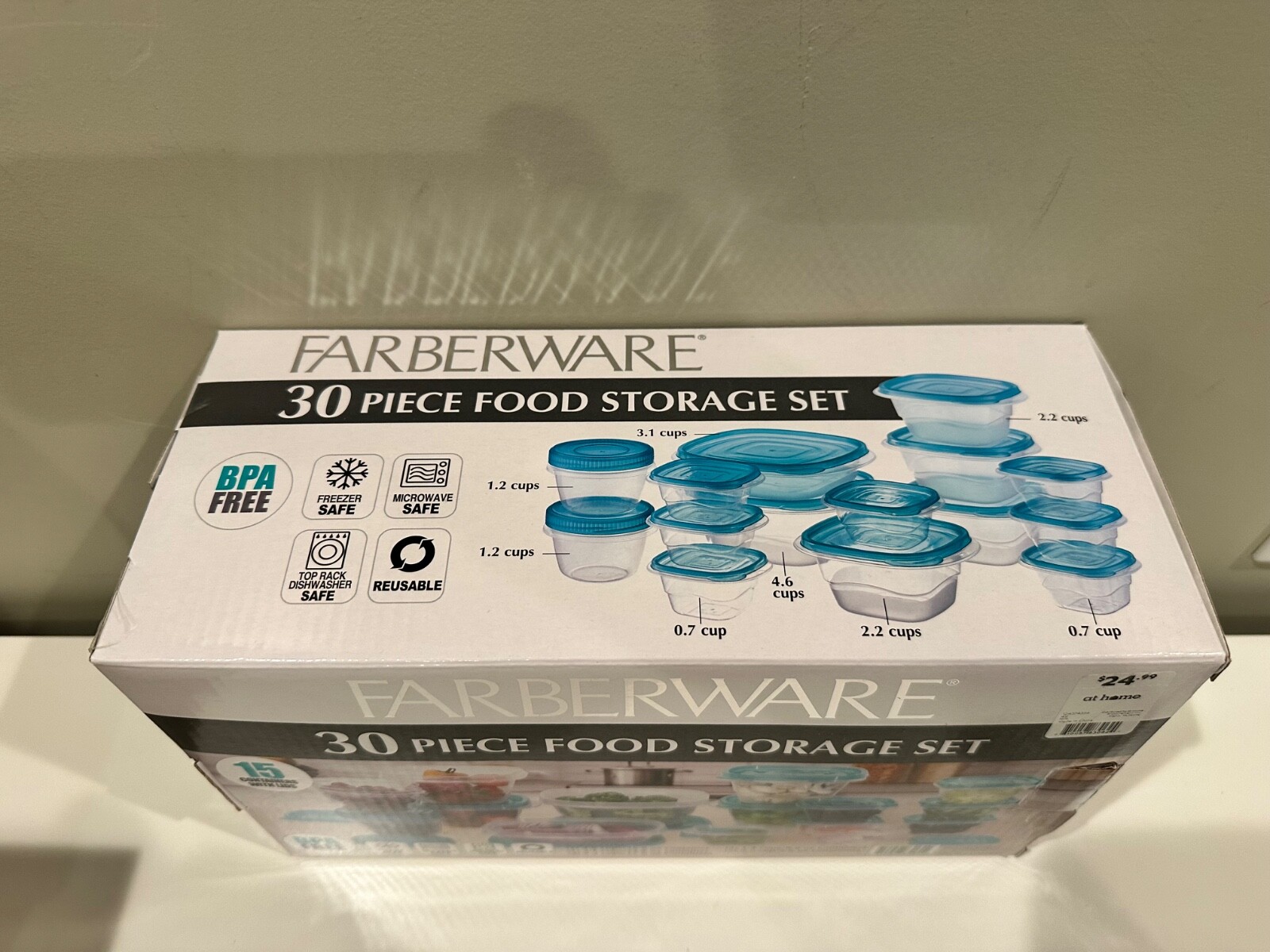 Farberware, 30pc food storage set, Model# FG30624 BRAND NEW SEALED