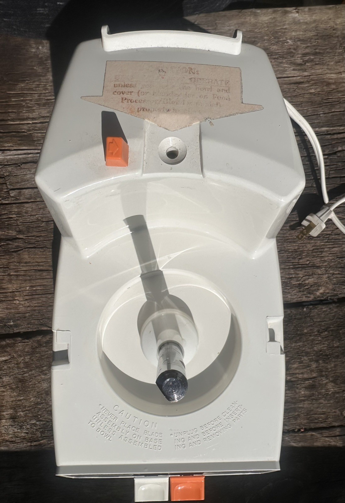 Vintage Black & Decker Full Size Food Processor D1FP1D Made in USA NICE!
