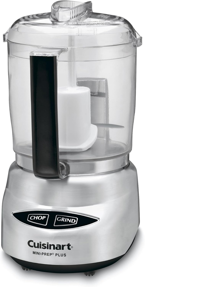 Cuisinart Mini Prep Plus Food Processor, 4 Cup, Brushed Stainless (Shiny)