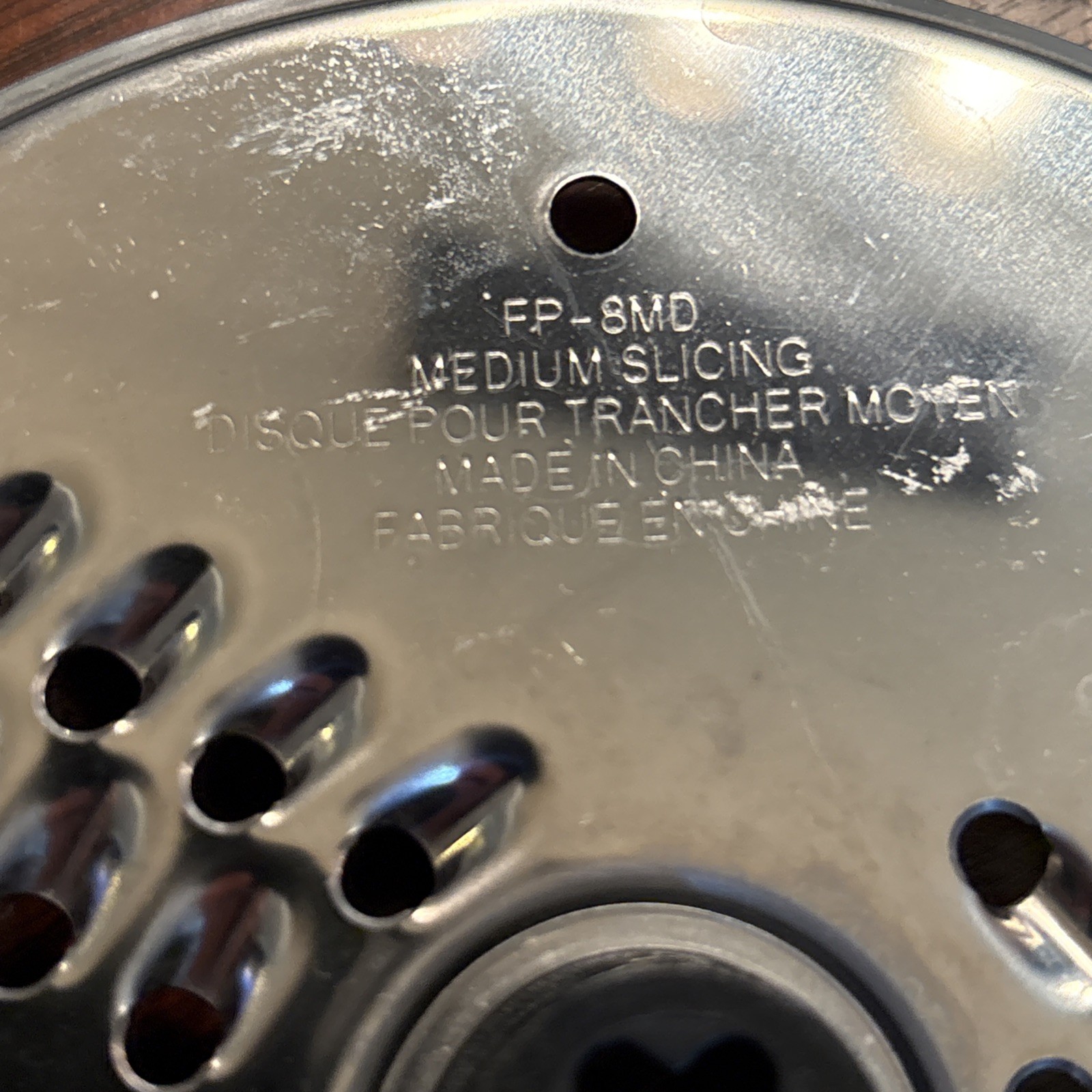 Cuisinart Food Processor slicing shredding blade FP 8MD