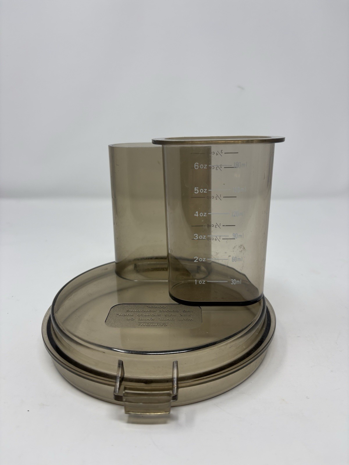 Vintage JCPenney Food Processor Model 8340 Replacement Lid and Food Pusher