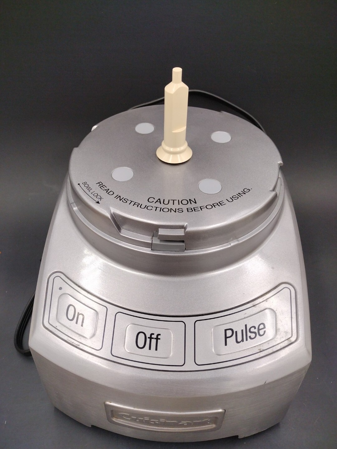 CUISINART FP-12DC FOOD PROCESSOR REPLACEMENT BASE ONLY, TESTED, WORKS