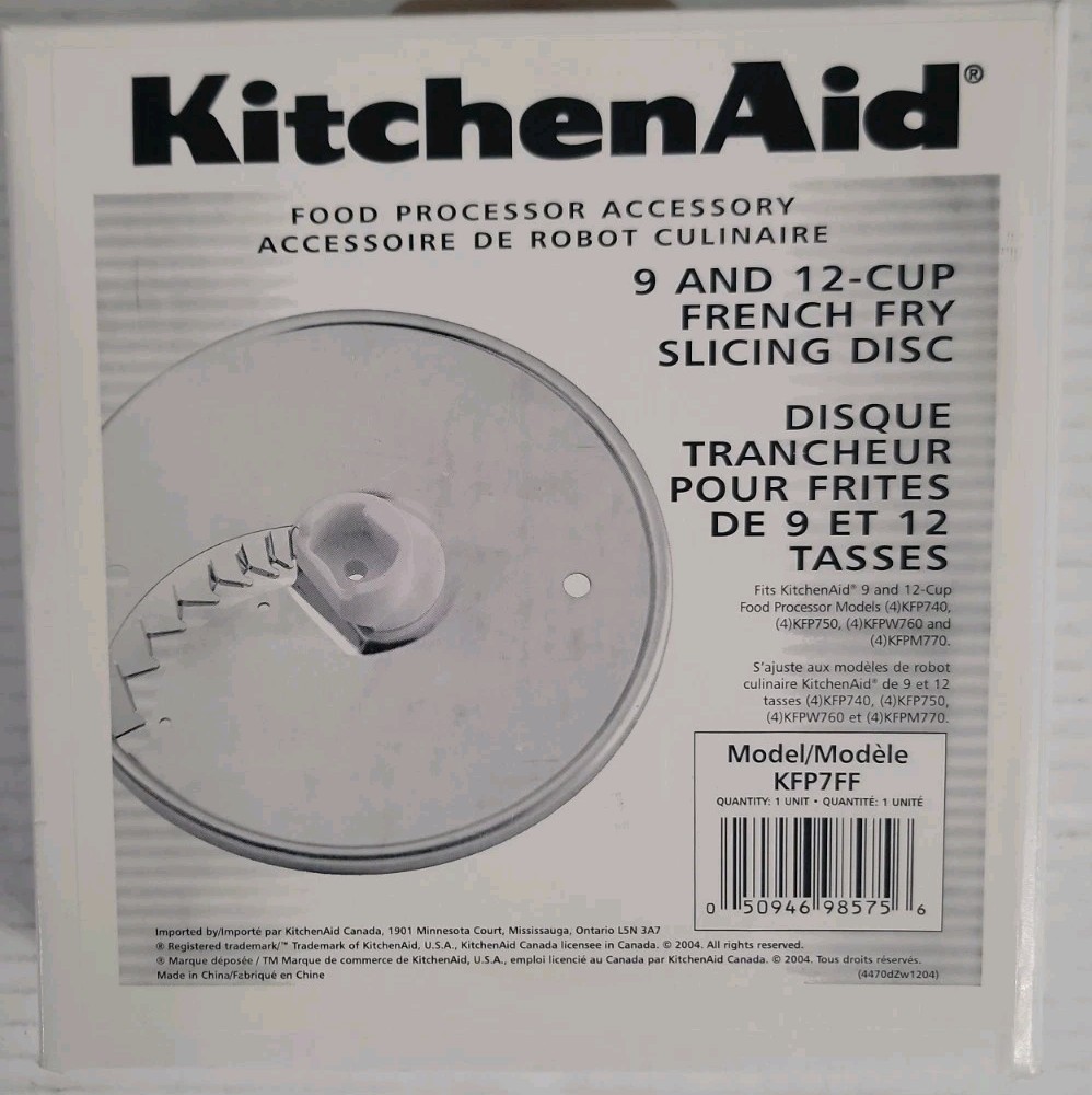 KitchenAid 10 Piece Food Processor Accessories KFP7JU KFPW7FF Storage Container