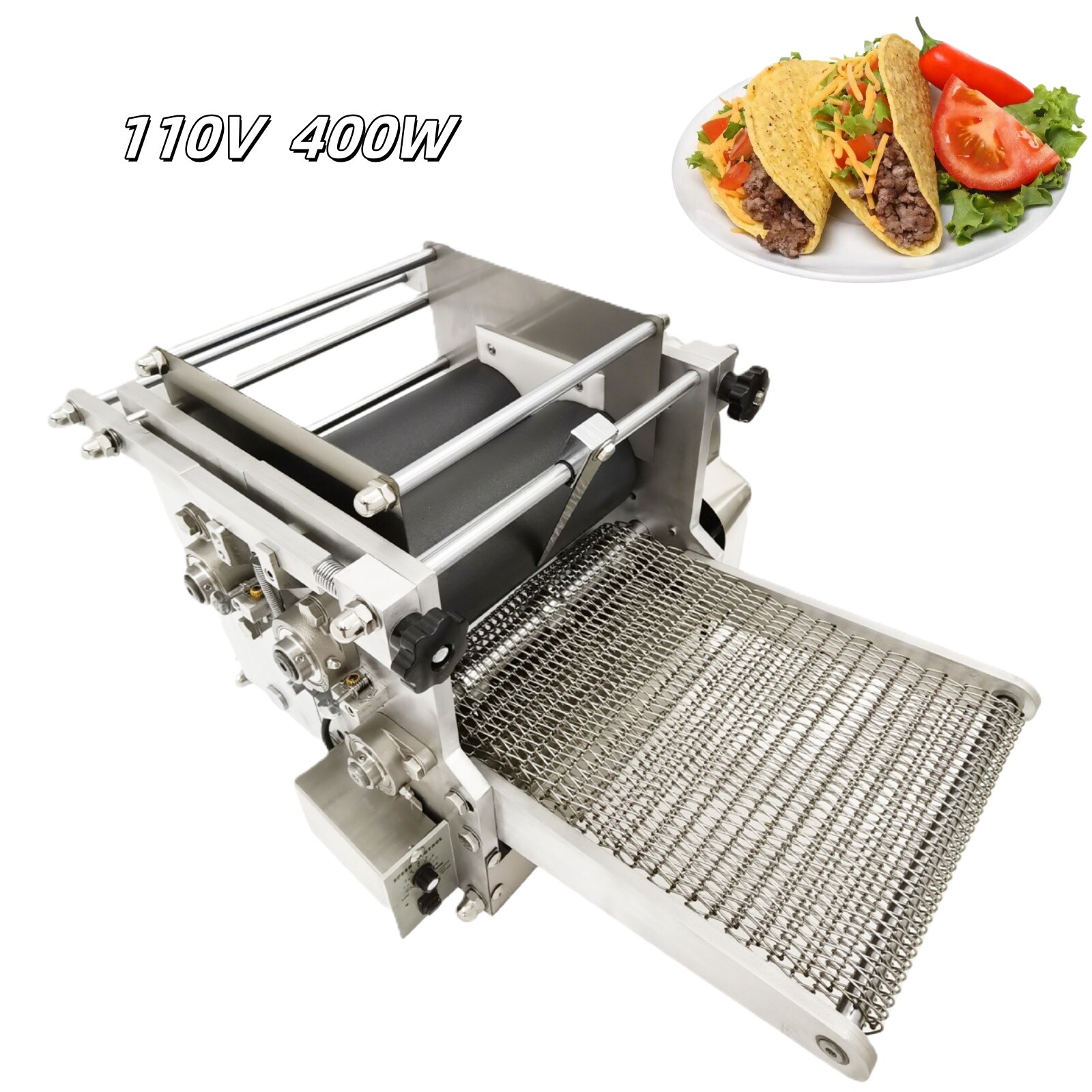 110V 400W 4.7″ Home Small Commercial Fully Automatic Corn Tortilla Machine