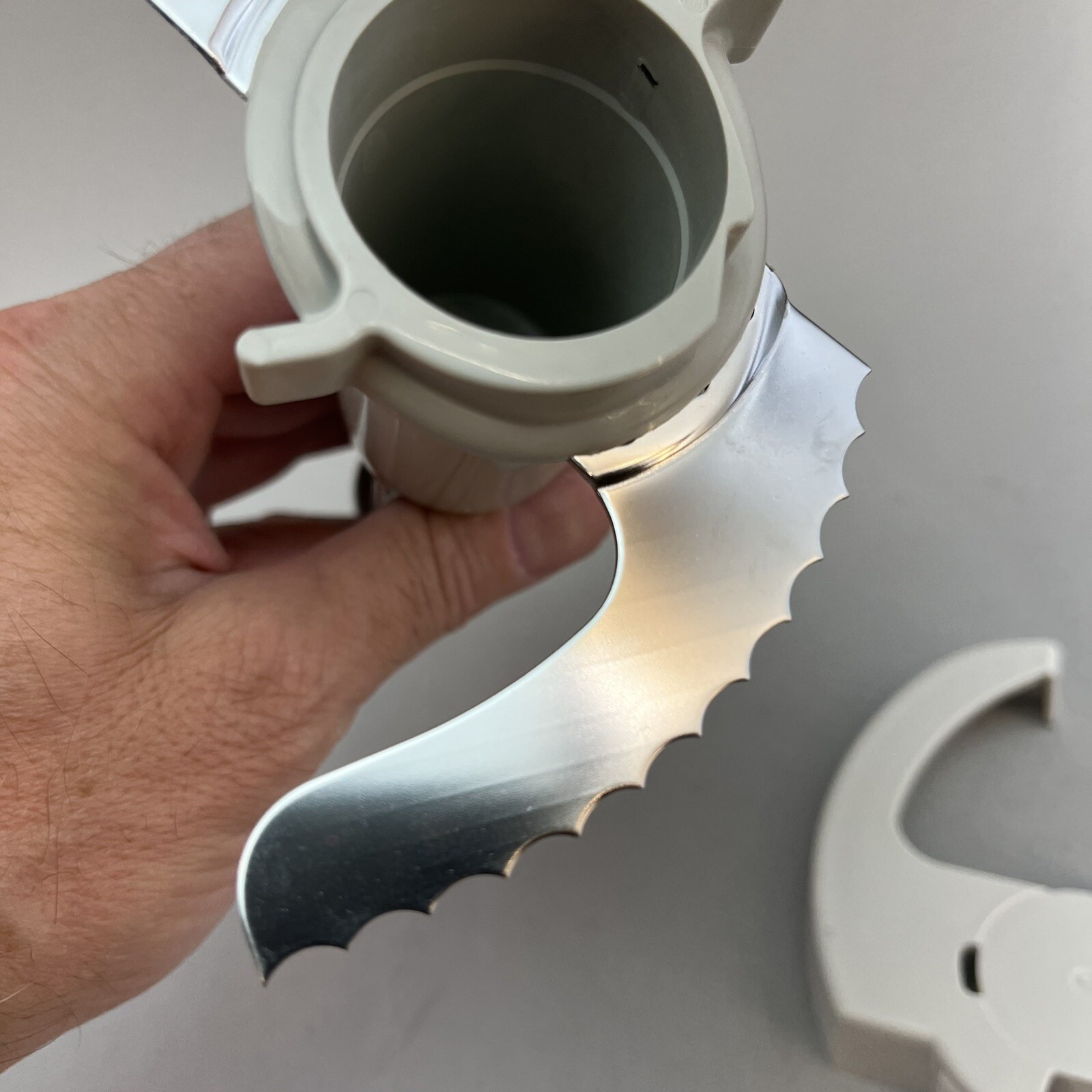 Braun Combimax Food Processor Replacement Chopping Blade With Cover Serrated