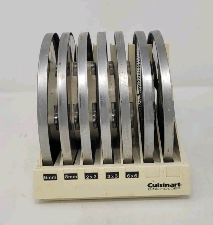 Cuisinart DLC Disc Holder With 7 Discs Blades