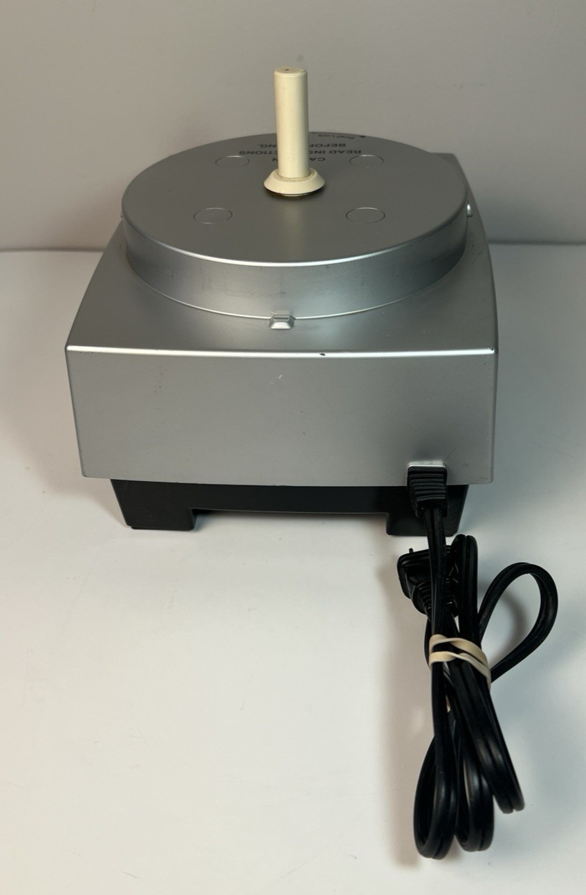 Cuisinart Basic Food Processor Motor Base Replacement DLC-5 DLC-10 WORKS Silver