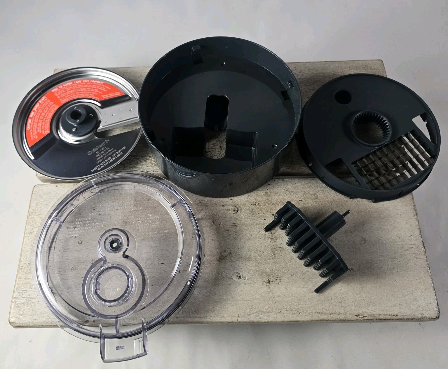 Cuisinart 13 Cup Elemental Food Processor Complete Dicing Kit With Lid FP-13DK