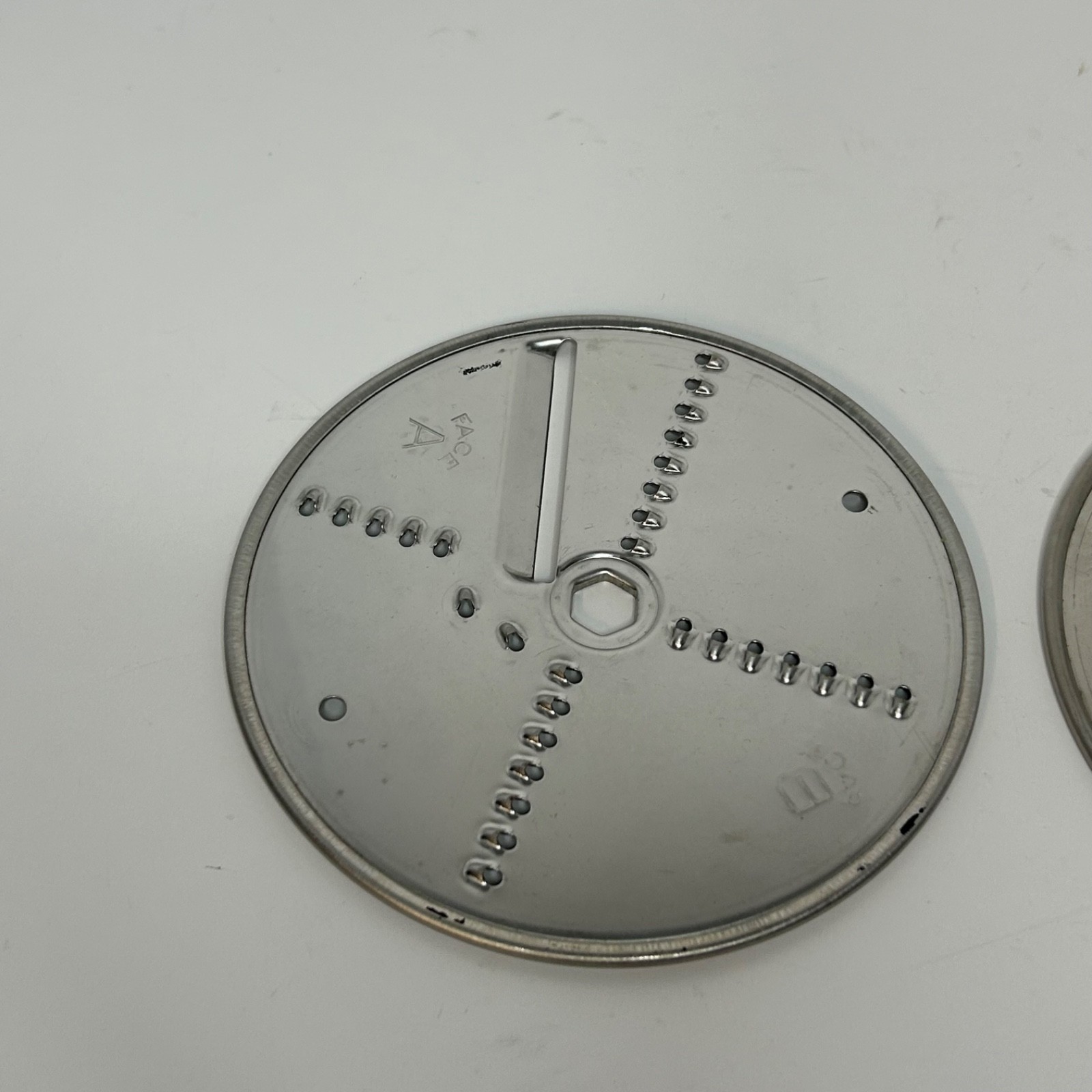LA MACHINE MOULINEX 354 390 Food Processor Part Disk Cutting Blades Face A B C D