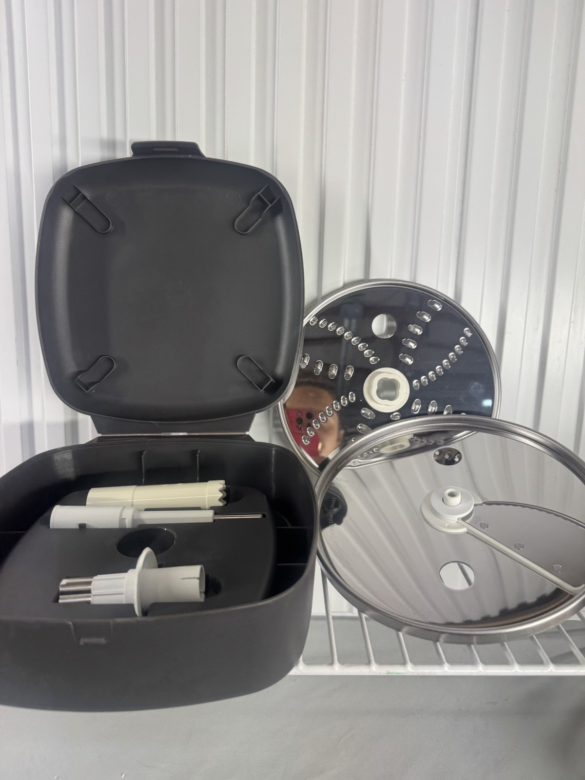 KitchenAid Food Processor Attachment Accessory Storage Case Blades Discs KSM1FPA
