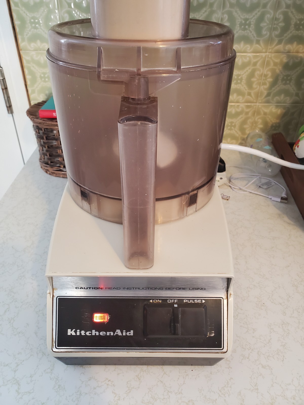 Vintage 80s Kitchenaid Food Processor Hobart Corp Great Working Condition KFP700
