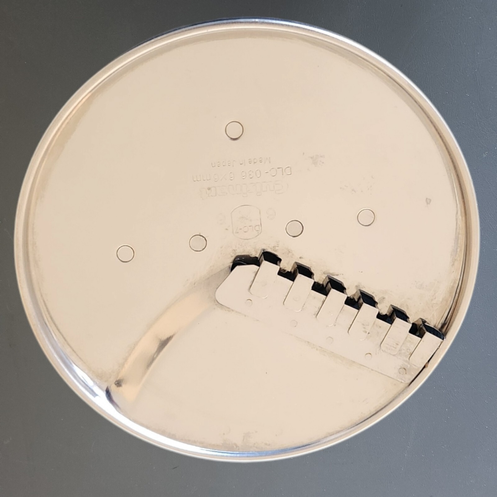 Cuisinart DLC-7 Super Pro Food Processor Disc Blade Lot Of 3 DLC-036, 033, 042