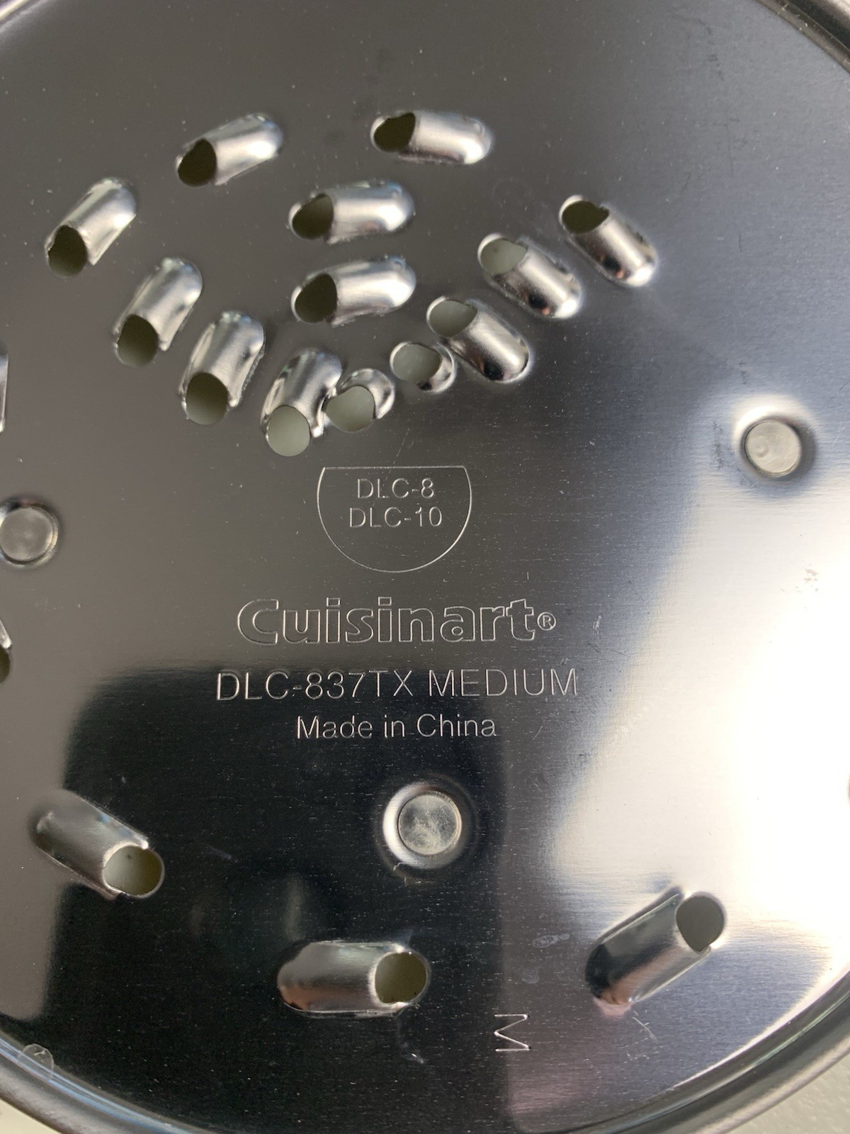 Cuisinart DLC-837TX Medium Shredder DISC Blade DLC-8 / DCL-10 Food Processor