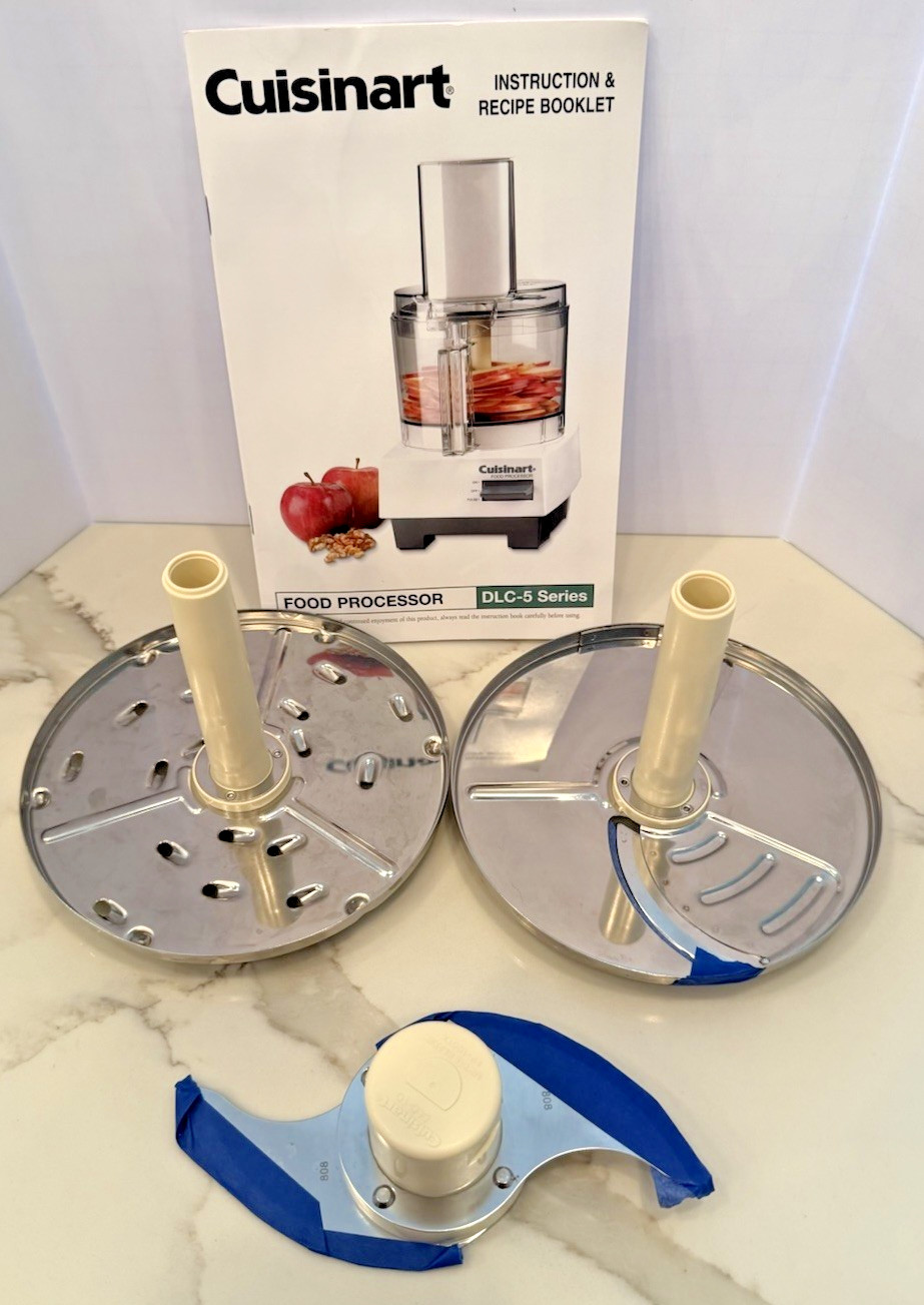 Cuisinart 7 Cup Food Processor Model DLC-5BC Brushed Chrome Excellent Condition