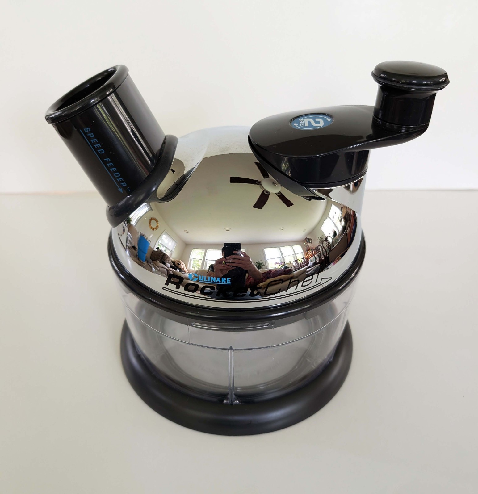 NEW Culinare Rocket Chef Food & Ice Cream Processor Hand Powered Vegetables