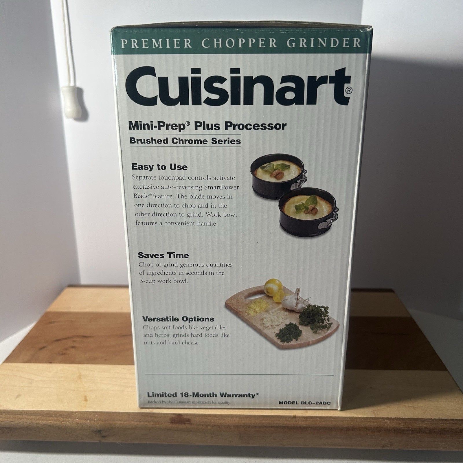 Cuisinart Food Processor, Mini-Prep Plus 3-Cup Food Chopper, DLC-2ABC