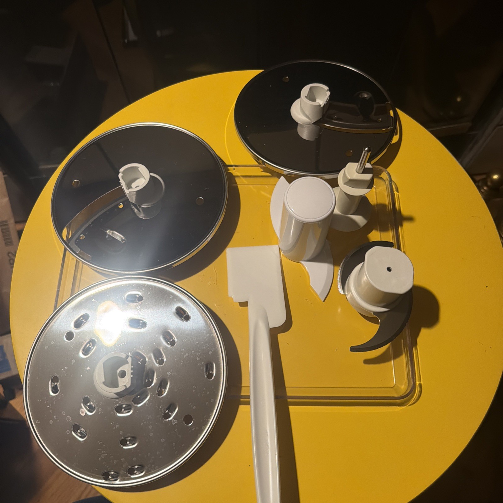 KITCHENAID FOOD PROCESSOR ACCESSORIES ADAPTER DISC BLADES STORAGE BOX