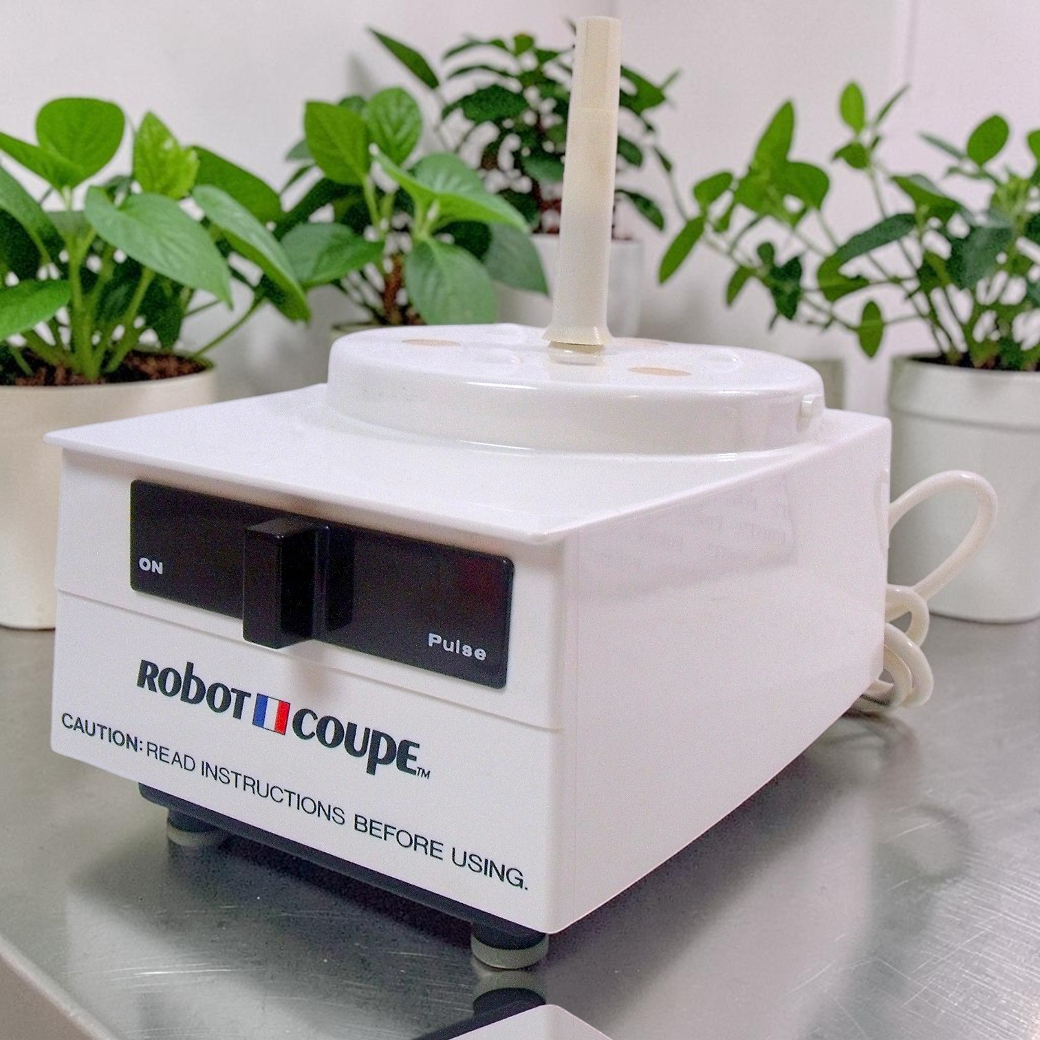 Robot Coupe Model RC 2800 Food Processor “Base Only” White Made in France Tested