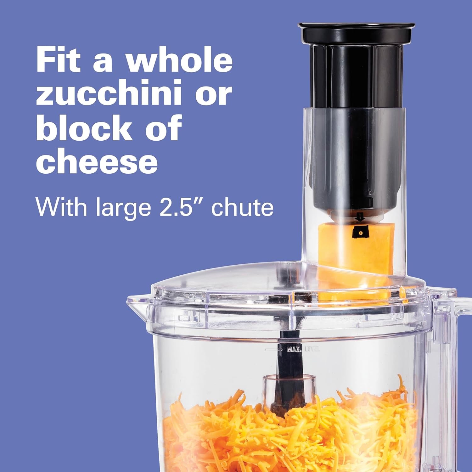 Hamilton Beach 10-Cup Food Processor & Veggie Chopper, Spiralizer, Grey