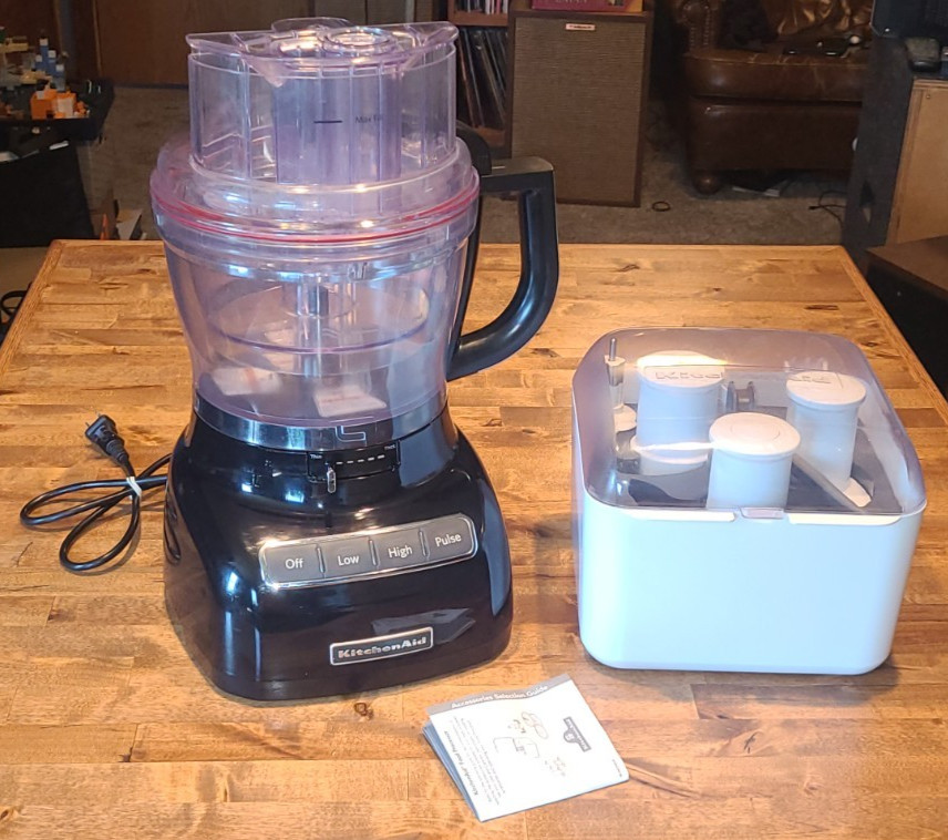 KitchenAid KFP1333 13-Cup Food Processor w/ Case of Accessories and Blades