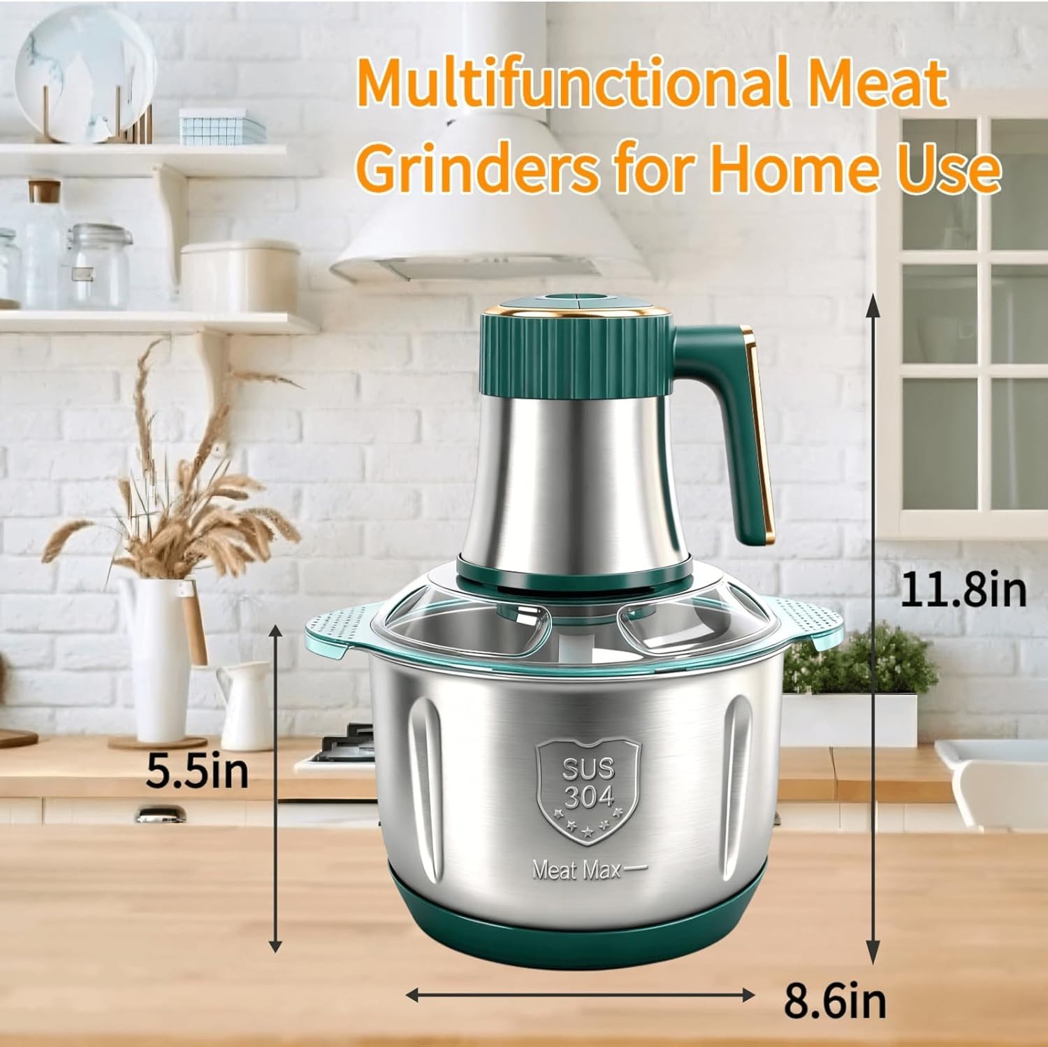 Compact 500W Food Processor with 5-Speed Settings – Ideal for Every Kitchen