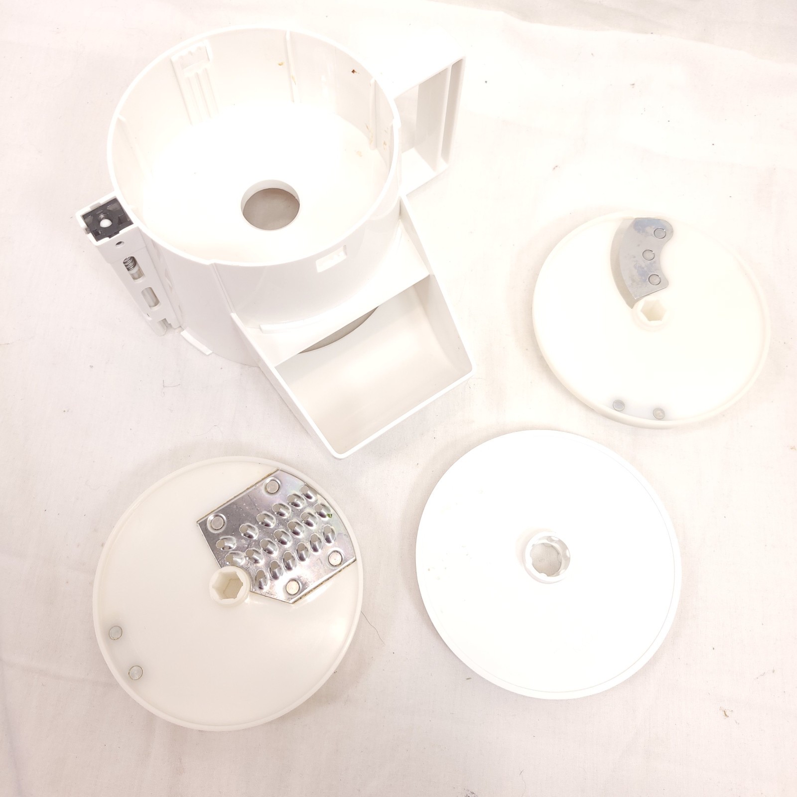 Cuisinart DFP-3 Handy Prep Little Pro Food Processor Parts Lot Chute & Blades