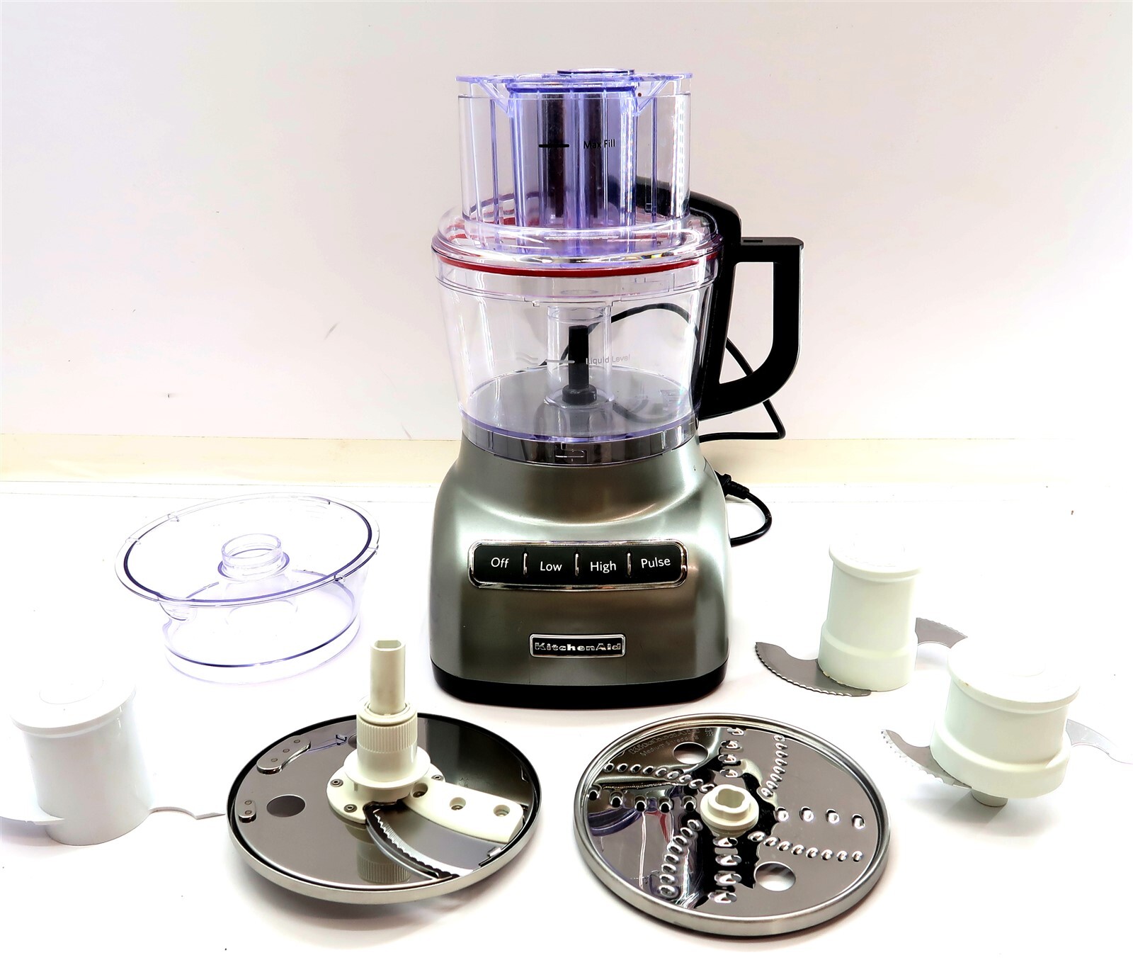 KITCHENAID Food Processor Model KFP0922CU with Extras Included WORKS GREAT!!